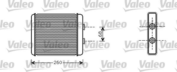 Valeo 812284 - Теплообменник, отопление салона autodnr.net