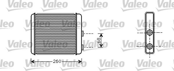 Valeo 812285 - Радіатор, охолодження двигуна autocars.com.ua