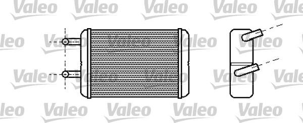 VALEO 812286 - Теплообмінник, опалення салону autocars.com.ua