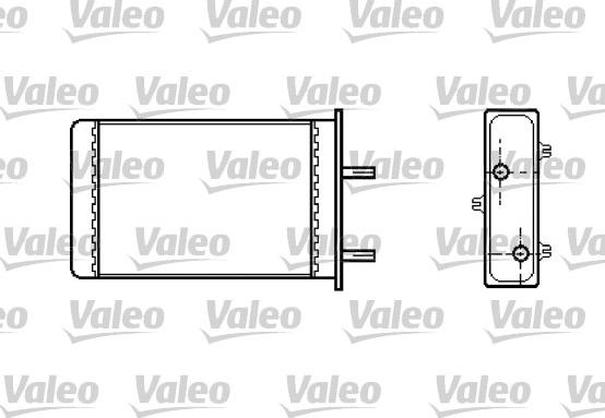 Valeo 812334 - Теплообменник, отопление салона avtokuzovplus.com.ua