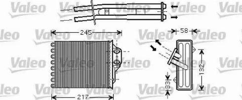 Valeo 812336 - Теплообменник, отопление салона avtokuzovplus.com.ua