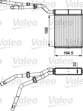 Valeo 812359 - Теплообменник, отопление салона autodnr.net
