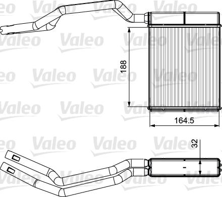 Valeo 812367 - Теплообменник, отопление салона autodnr.net