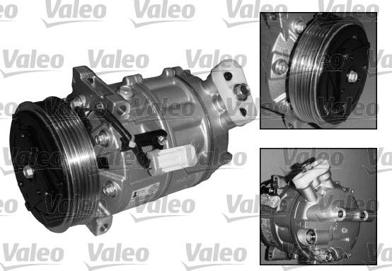 Valeo 813122 - Компресор, кондиціонер autocars.com.ua