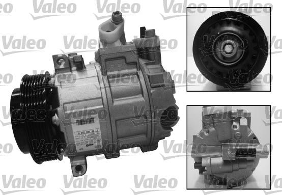 Valeo 813137 - Компресор, кондиціонер autocars.com.ua