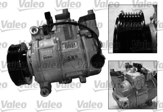 Valeo 813150 - Компрессор кондиционера avtokuzovplus.com.ua