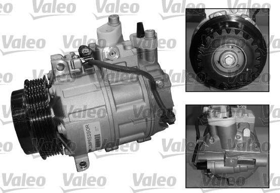 Valeo 813157 - Компресор, кондиціонер autocars.com.ua