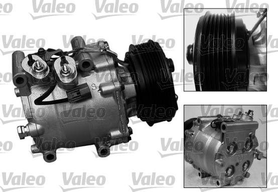 Valeo 813168 - Компресор, кондиціонер autocars.com.ua