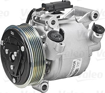 Valeo 813185 - Компрессор кондиционера avtokuzovplus.com.ua