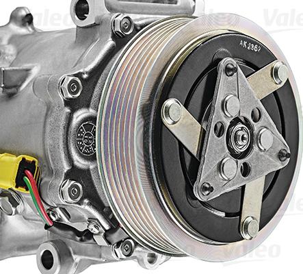 Valeo 813225 - Компрессор кондиционера avtokuzovplus.com.ua