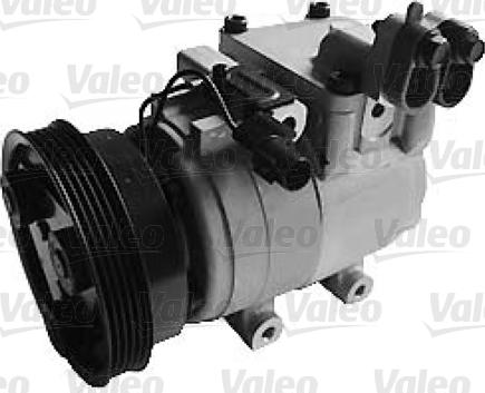 Valeo 813358 - Компрессор кондиционера avtokuzovplus.com.ua