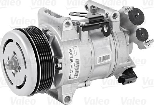 Valeo 813430 - Компресор, кондиціонер autocars.com.ua