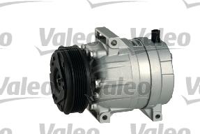 Valeo 813633 - Компресор, кондиціонер autocars.com.ua