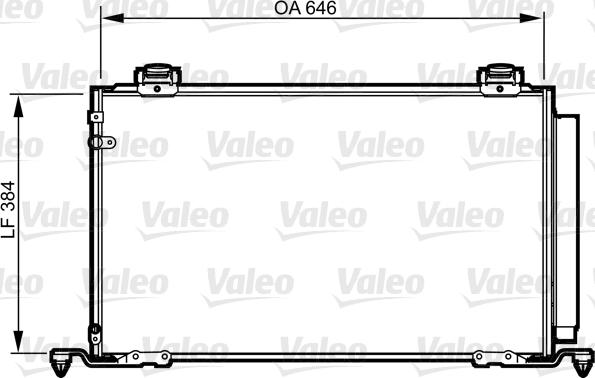 Valeo 814209 - Конденсатор кондиционера avtokuzovplus.com.ua