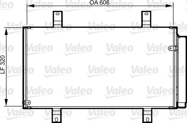 Valeo 814215 - Конденсатор, кондиціонер autocars.com.ua