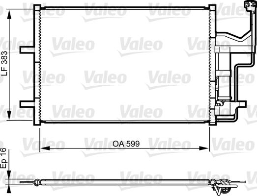 Valeo 814216 - Конденсатор кондиционера autodnr.net