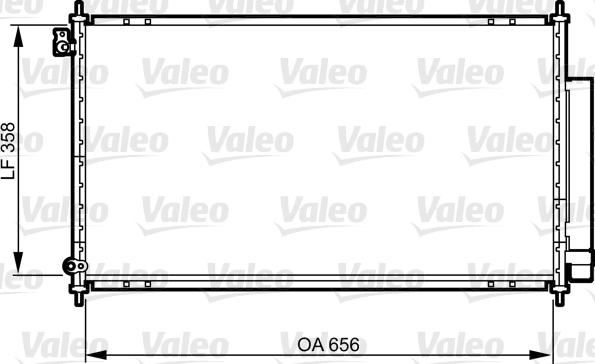 Valeo 814242 - Конденсатор кондиционера autodnr.net