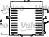 Valeo 814250 - Конденсатор, кондиціонер autocars.com.ua