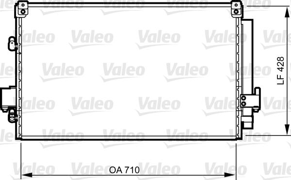 Valeo 814262 - Конденсатор кондиционера avtokuzovplus.com.ua