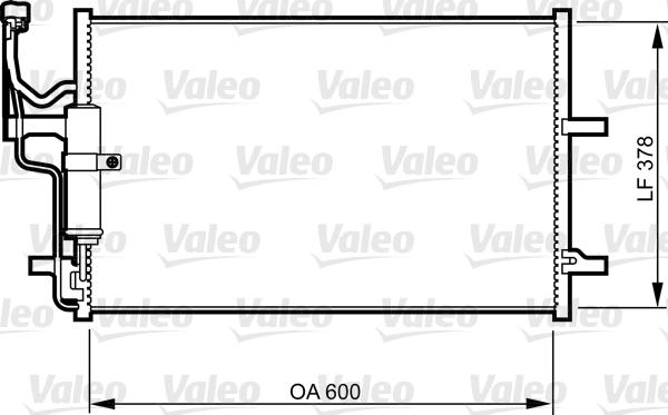 Valeo 814265 - Конденсатор кондиционера autodnr.net