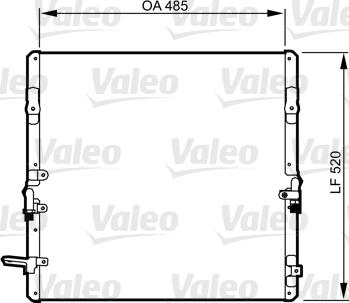 Valeo 814280 - Конденсатор, кондиціонер autocars.com.ua