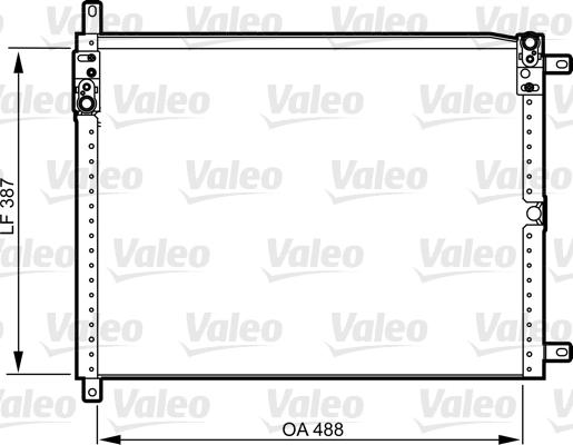 Valeo 814293 - Конденсатор кондиционера autodnr.net