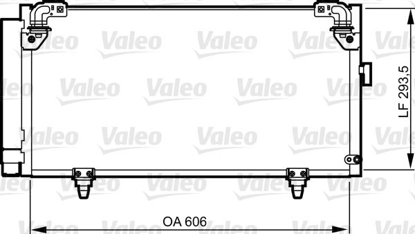 Valeo 814314 - Конденсатор, кондиціонер autocars.com.ua