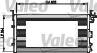 Valeo 814338 - Конденсатор, кондиціонер autocars.com.ua