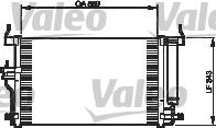 Valeo 814339 - Конденсатор кондиционера avtokuzovplus.com.ua