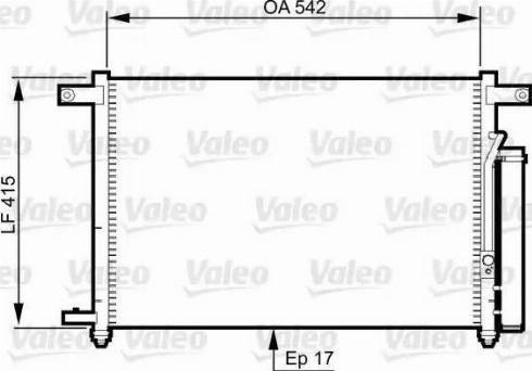 TEMPEST TP.1594641 - Конденсатор кондиционера CHEVROLET AVEO 05- TEMPEST autocars.com.ua