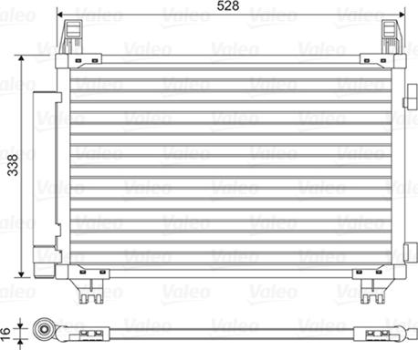 Valeo 814449 - Конденсатор, кондиціонер autocars.com.ua