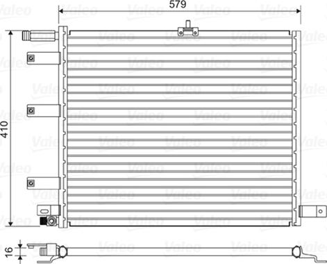 Valeo 814490 - Конденсатор кондиционера avtokuzovplus.com.ua