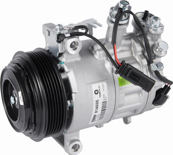 VALEO 814696 - Компресор, кондиціонер autocars.com.ua