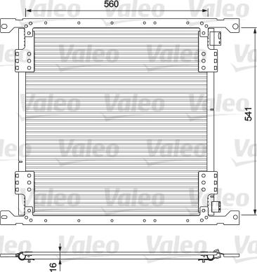 Valeo 815088 - Конденсатор, кондиціонер autocars.com.ua