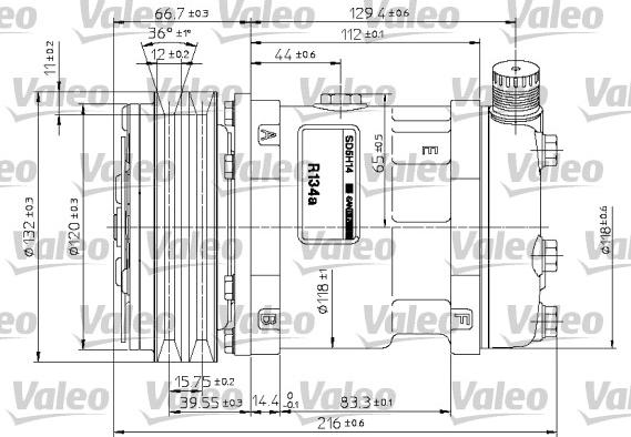 Valeo 815877 - Компрессор кондиционера autodnr.net