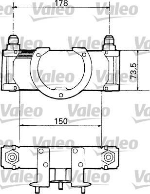 Valeo 816593 - Масляний радіатор, рухове масло autocars.com.ua