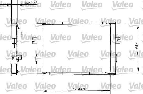 Valeo 816646 - Радіатор, охолодження двигуна autocars.com.ua