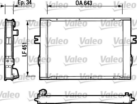 Valeo 816649 - Радіатор, охолодження двигуна autocars.com.ua