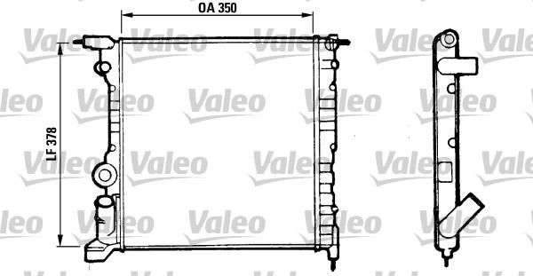 Valeo 816656 - Радіатор, охолодження двигуна autocars.com.ua