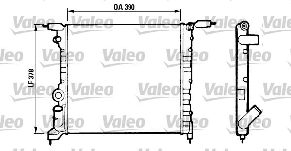 Valeo 816657 - Радіатор, охолодження двигуна autocars.com.ua