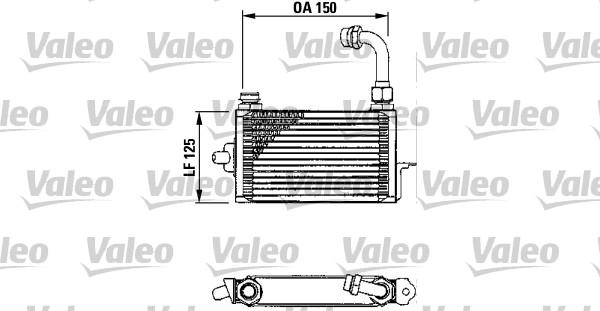 Valeo 816673 - Масляный радиатор, двигательное масло avtokuzovplus.com.ua