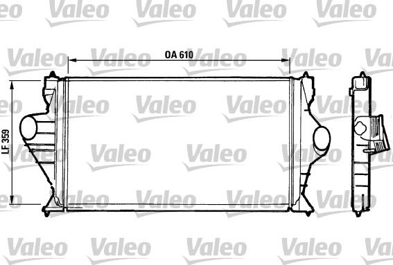 Valeo 816699 - Интеркулер autocars.com.ua