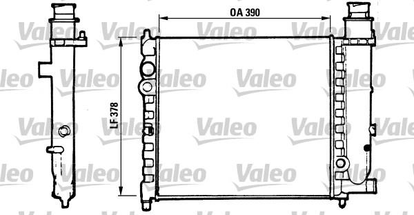 Valeo 816700 - Радіатор, охолодження двигуна autocars.com.ua