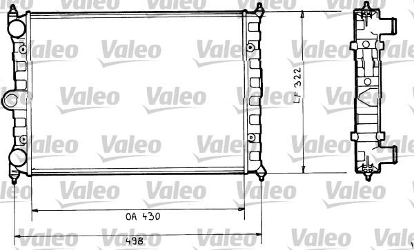 Valeo 816703 - Радіатор, охолодження двигуна autocars.com.ua