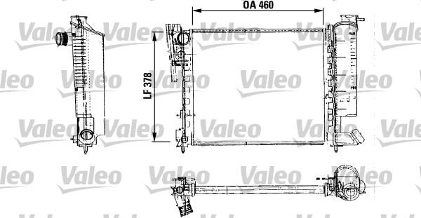 Valeo 816715 - Радіатор, охолодження двигуна autocars.com.ua