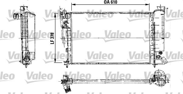 Valeo 816716 - Радиатор, охлаждение двигателя autodnr.net