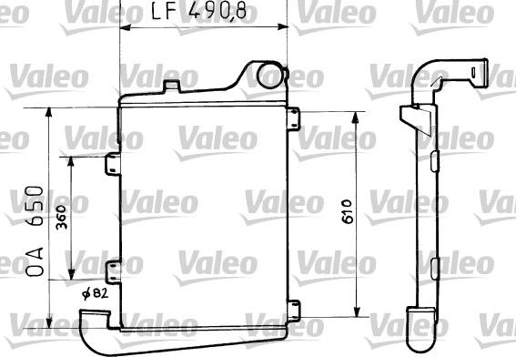 Valeo 816729 - Интеркулер autocars.com.ua