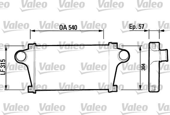 Valeo 816731 - Интеркулер autocars.com.ua