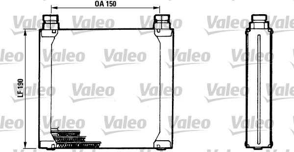 Valeo 816748 - Масляний радіатор, рухове масло autocars.com.ua