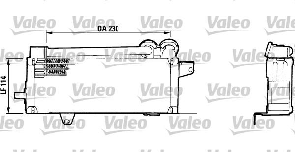 Valeo 816749 - Масляний радіатор, рухове масло autocars.com.ua